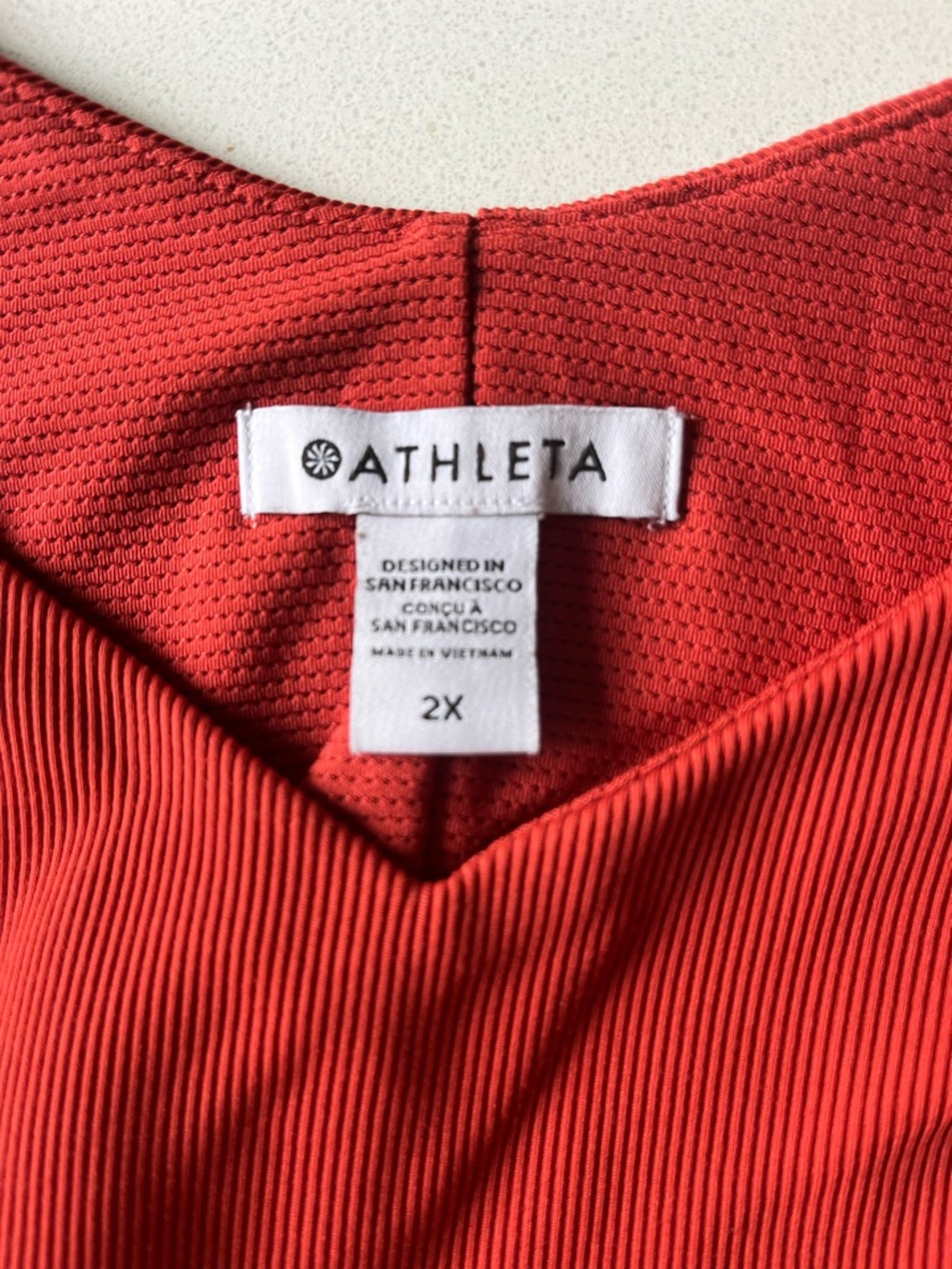Athleta V-Neck Midi Dress in Rust Red
Size 2X - Picture 4 of 4